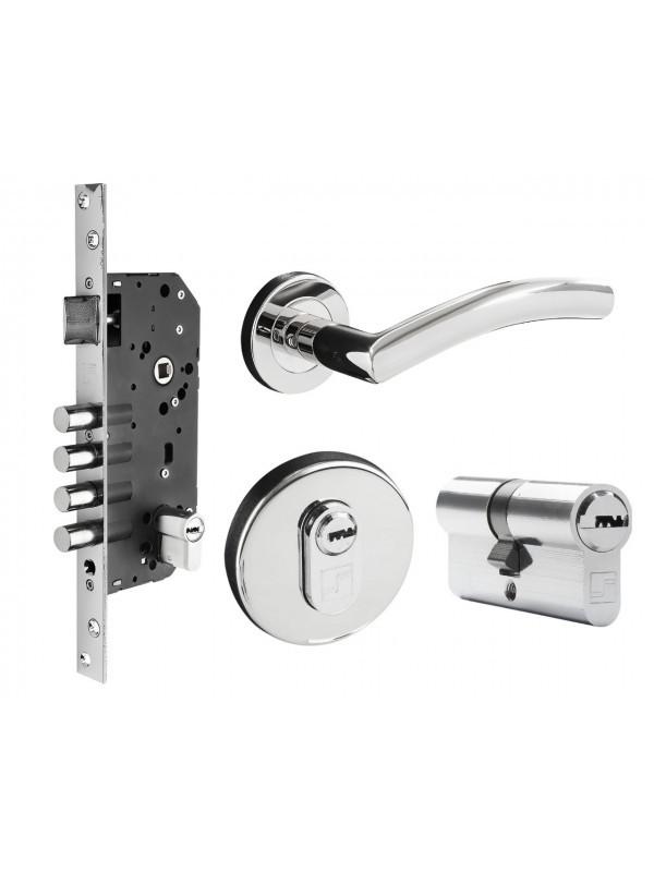 pon　4脚セット Fechadura Porta 04 Pinos Chave Multiponto - Com Maçaneta